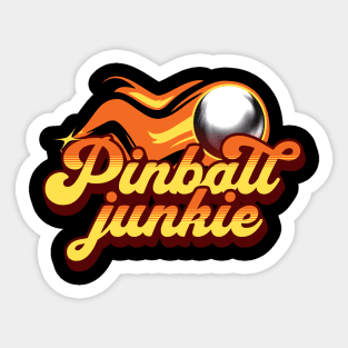 Pinball Junkie Sticker